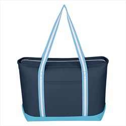 Navy with Light Blue Trim